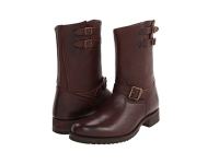 Discounted Frye Engineer Boots for Men - Rand Engineer - Dark Brown Pebbled Full Grain Online